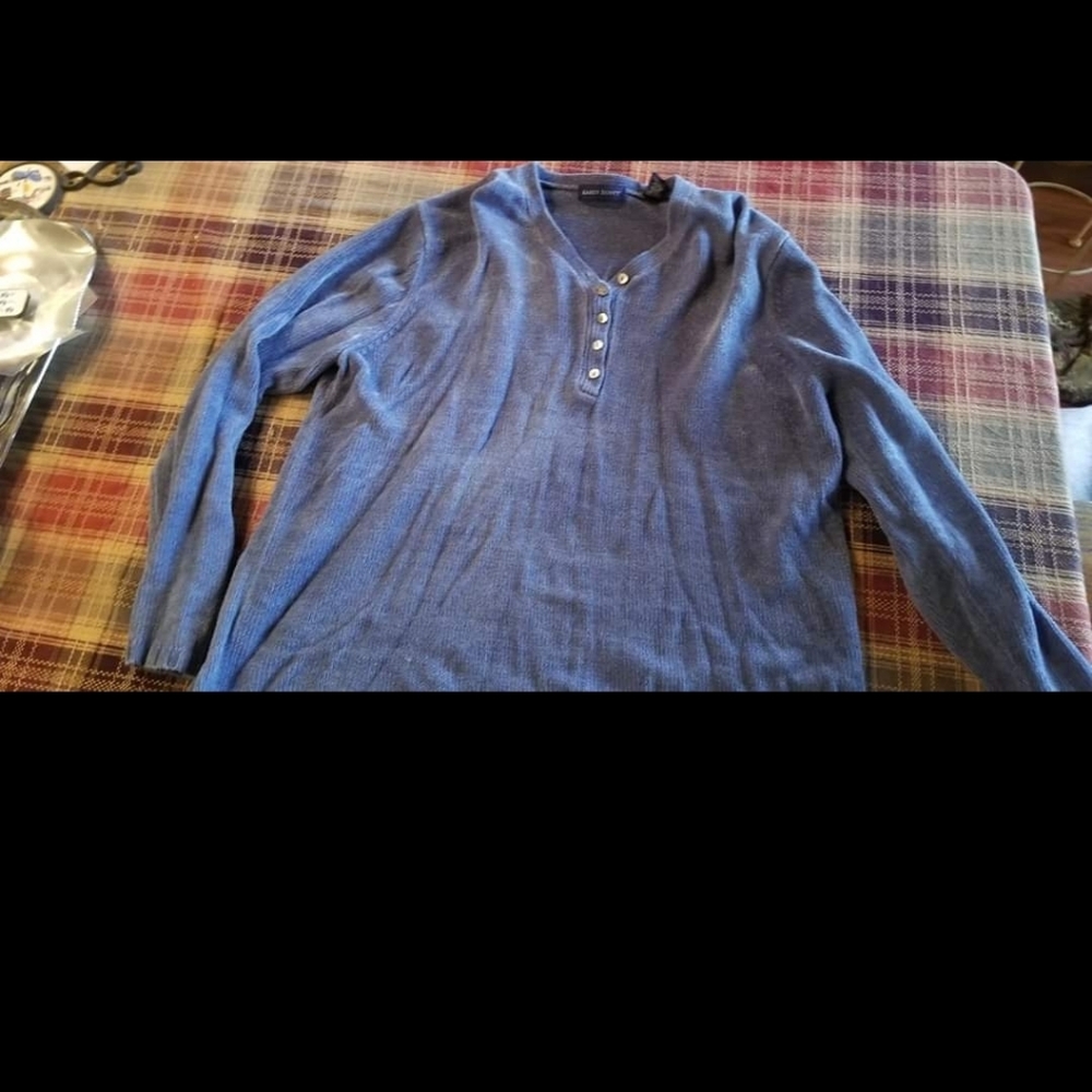 Karen Scott Bluish/Purpleish Shirt